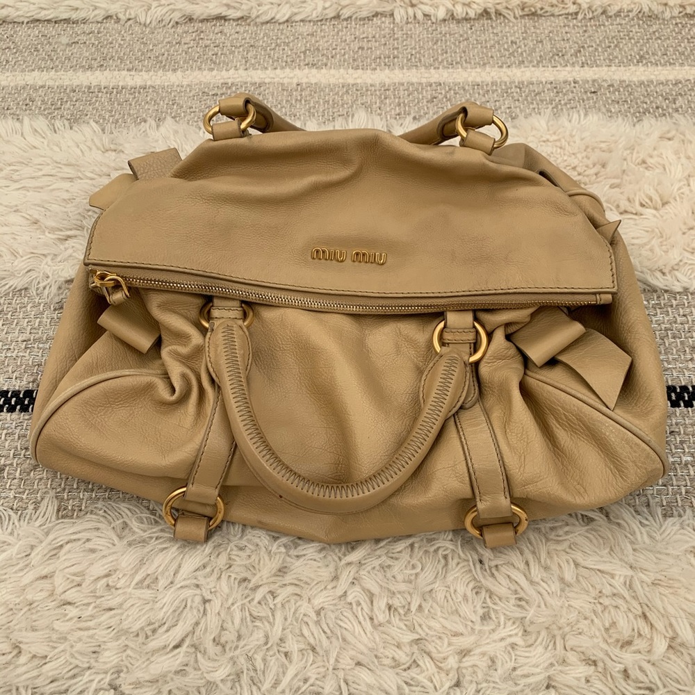 Miu Miu Vitello Lux Handbag